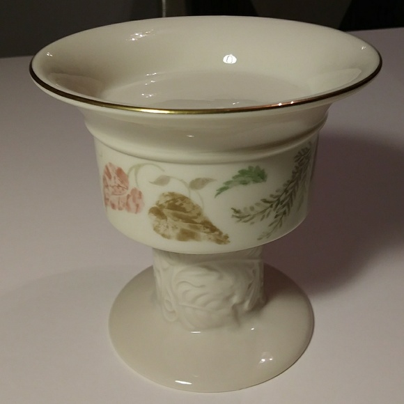 🍁FALL LENOX NATURES IMPRESSIONS Candle Holder - Picture 1 of 5